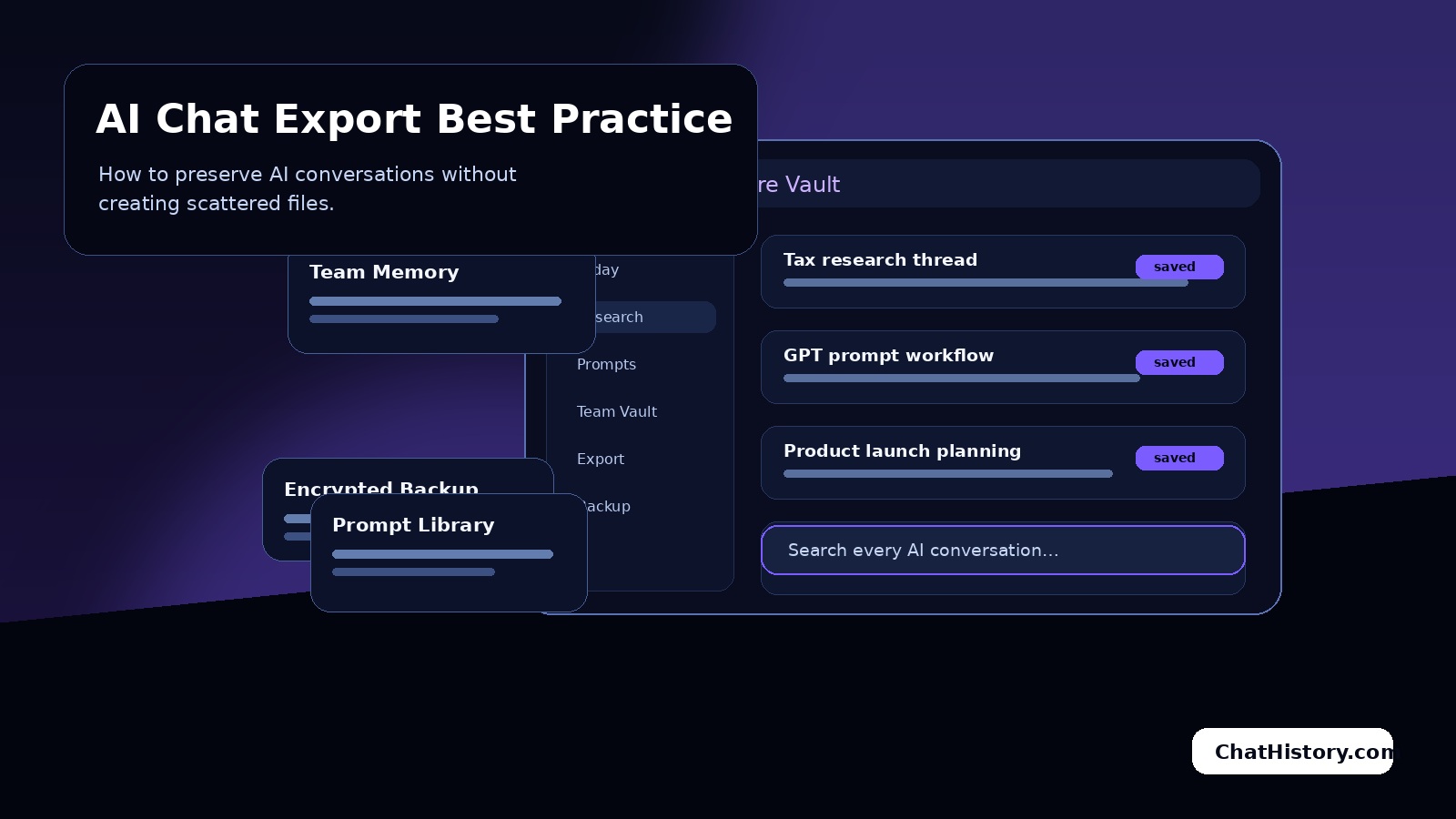 AI Chat Export Best Practices
