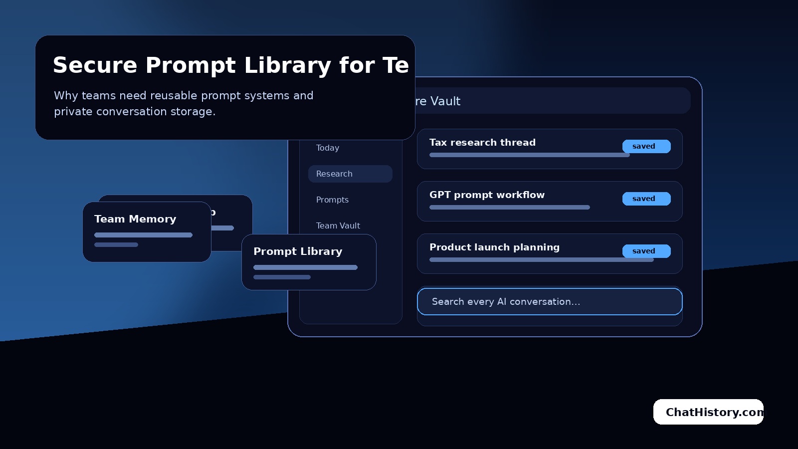 Secure Prompt Library for Teams